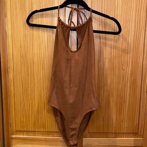 suede bodysuit